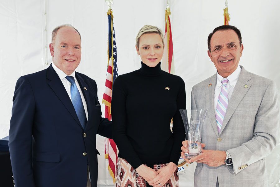 City of Fort Lauderdale Visited by Monaco's Princely Family to Celebrate the Completion of the World-Renowned Aquatic Center