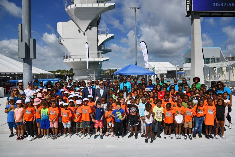 Princess Charlene of Monaco Foundation Water Safety Day at Fort Lauderdale Aquatic Center